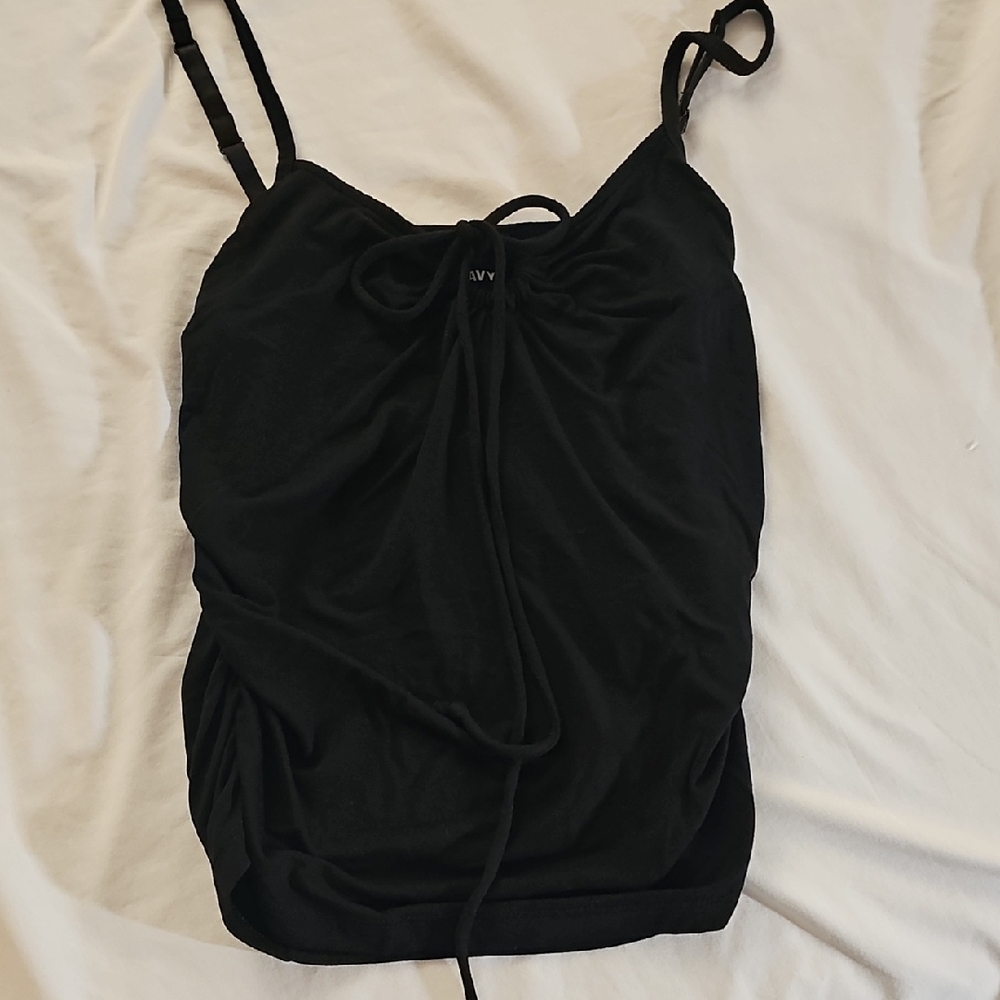 Old Navy Women's M Solid Black Tank Top x